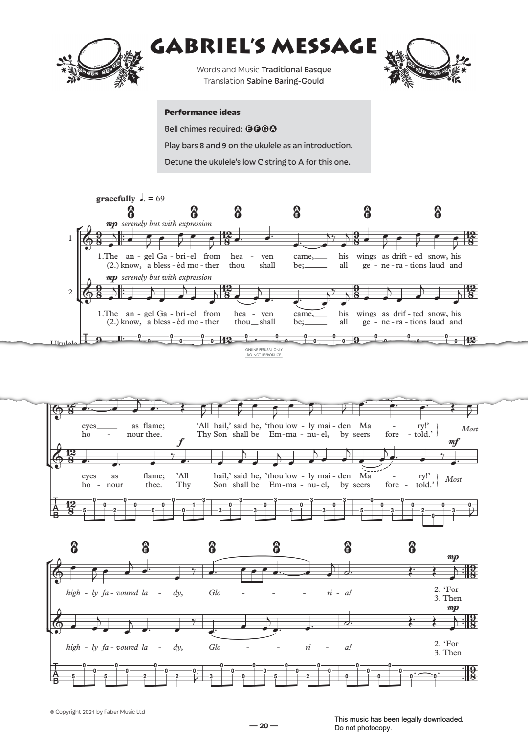 Product gallery: Page 1 of 1 Gabriel's Message, Traditional