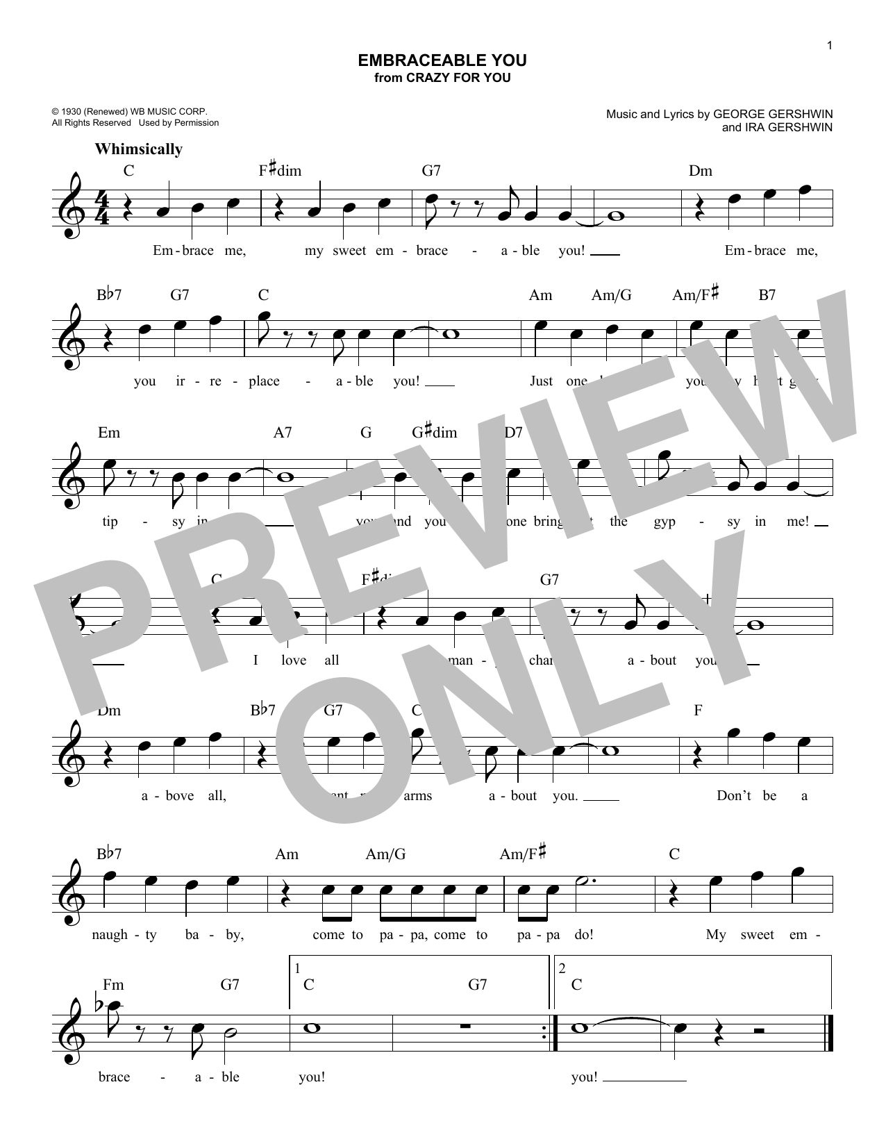 Produktbild zu: Embraceable You