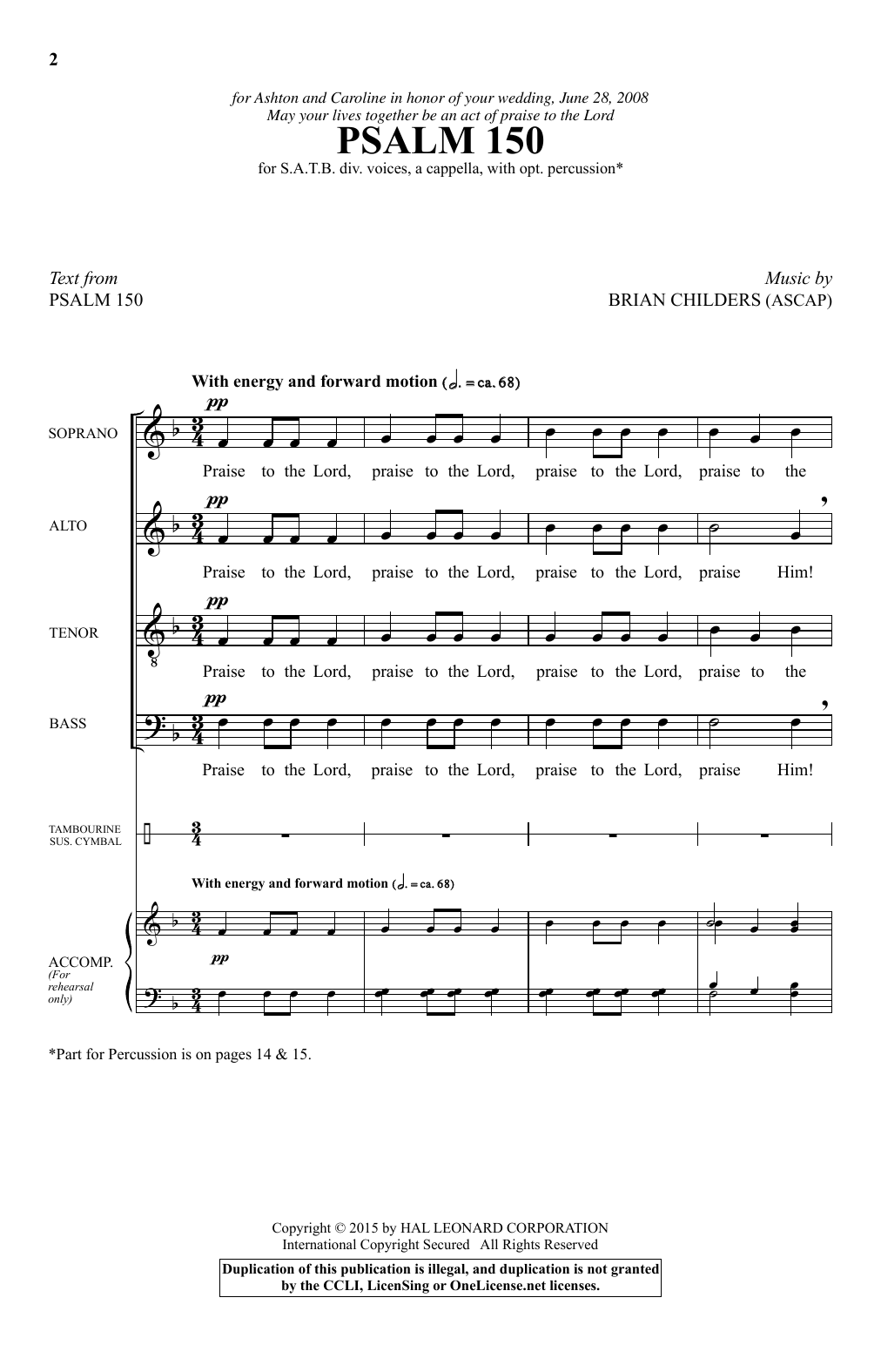 Produktbild zu: Psalm 150