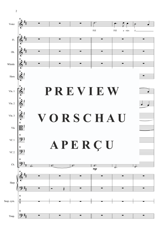 Product gallery: Page 5 of 11 Fill fill a run ó, , Solo Voice and Orchestra