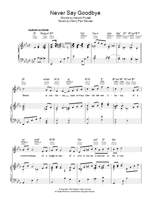 Product gallery: Page 1 of 1 Never Say Goodbye, Harold Purcell