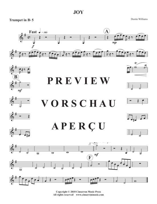 Produktgalerie: Seite 11 von 11 Joy (5x Trompete in B) , ,  (Quintett)