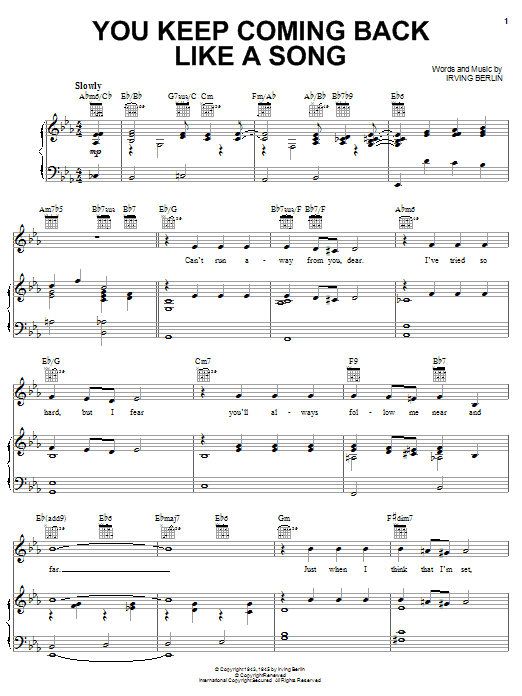 Produktbild zu: You Keep Coming Back Like A Song