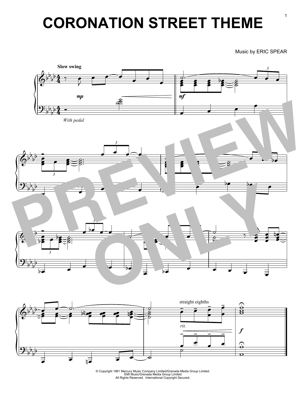 Product picture to: Coronation Street Theme