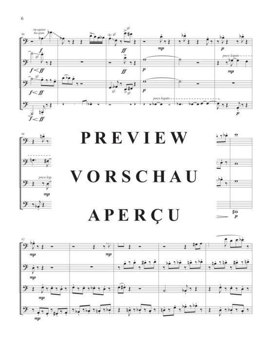 Product gallery: Page 9 of 21 Trombone Graffiti , , (trombone quartet or ensemble)