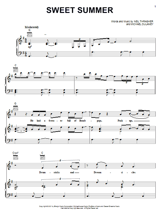 Produktgalerie: Seite 1 von 1 Sweet Summer, Diamond Rio, Gesang, Gitarre, Klavier