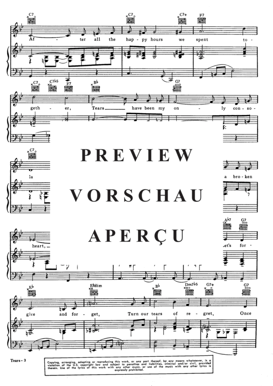 Produktgalerie: Seite 4 von 8 Tears (For Souvenirs) , Vallee, Rudy, (Klavier und Gesang)