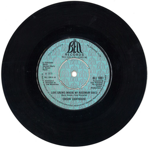 cover: Love Grows (Where My Rosemary Goes), Edison Lighthouse