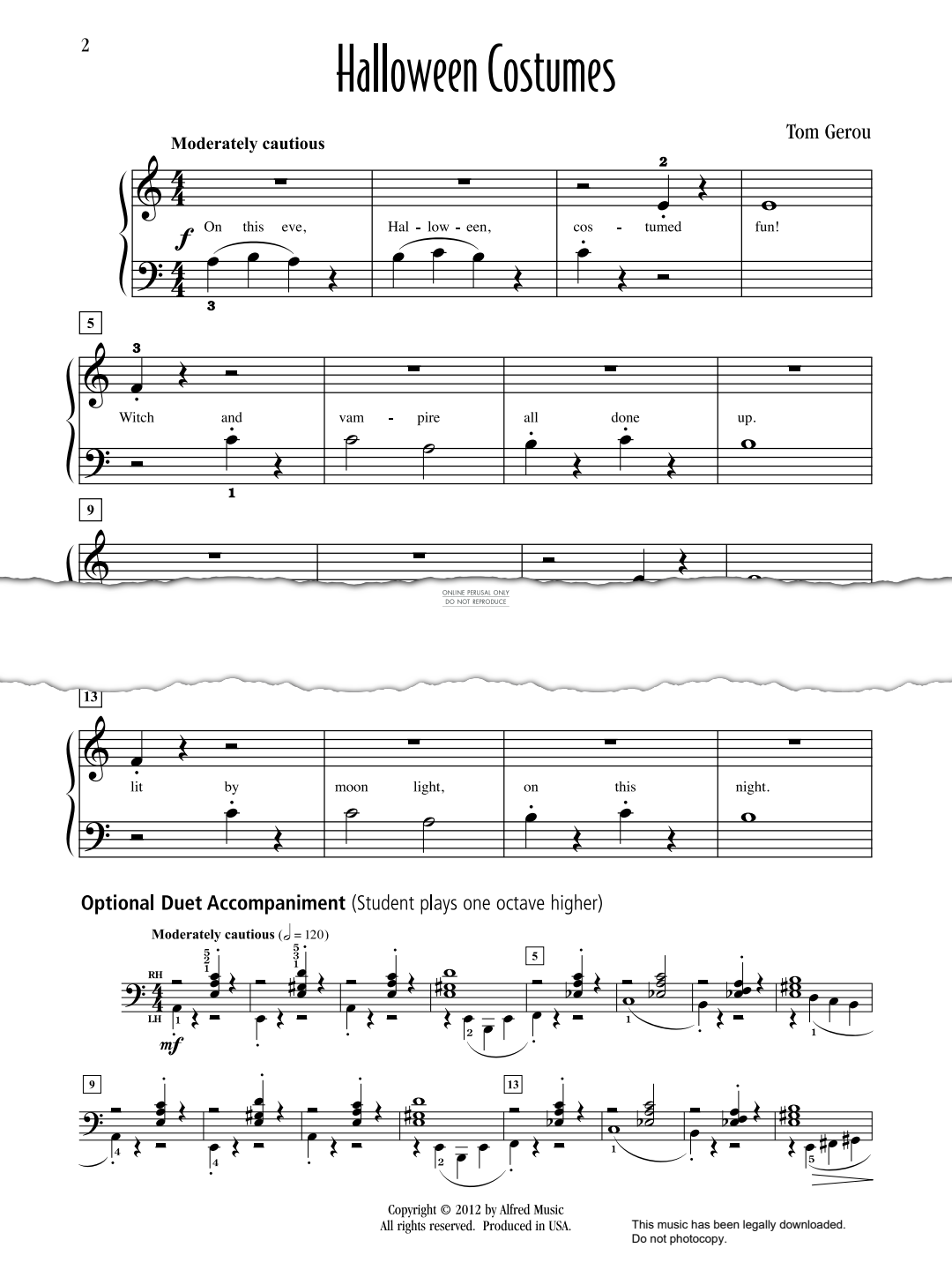 Produktgalerie: Seite 1 von 1 Halloween Costumes, Tom Gerou, Klavier