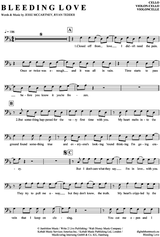 Produktbild zu: Bleeding Love Leona Lewis