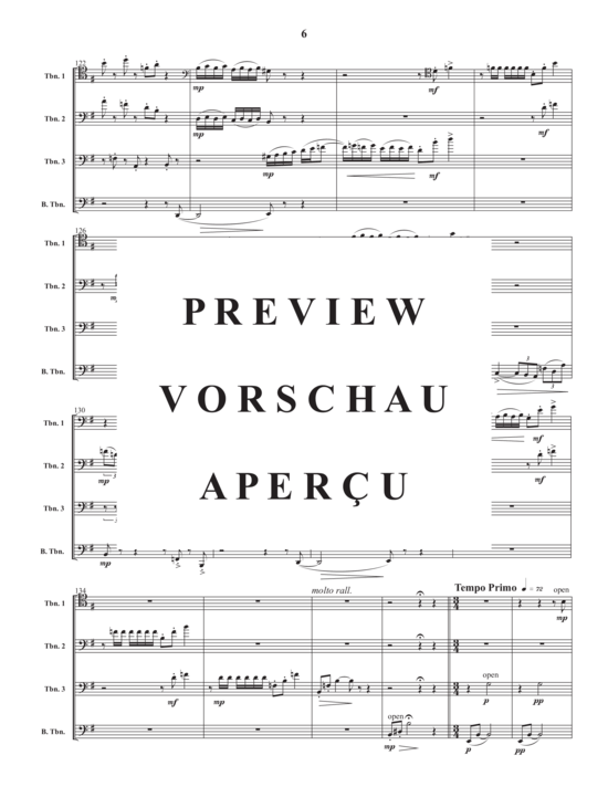 Product gallery: Page 8 of 21 Nocturne , , (Trombone Quartet)