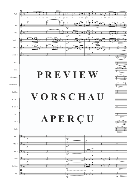 Product gallery: Page 6 of 11 Ebben ne andrò lontano (from La Wally), , Soprano Solo and Brass Band