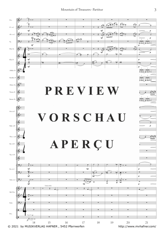 gallery: Mountain of Treasures, , (large wind orchestra)