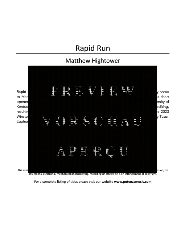 gallery: Rapid Run, , (Tuba Ensemble EETTTTT)
