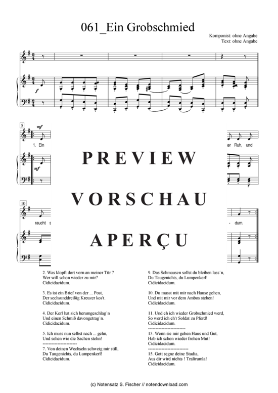 Produktgalerie: Seite 2 von 3 Ein Grobschmied , , Klavier und Gesang