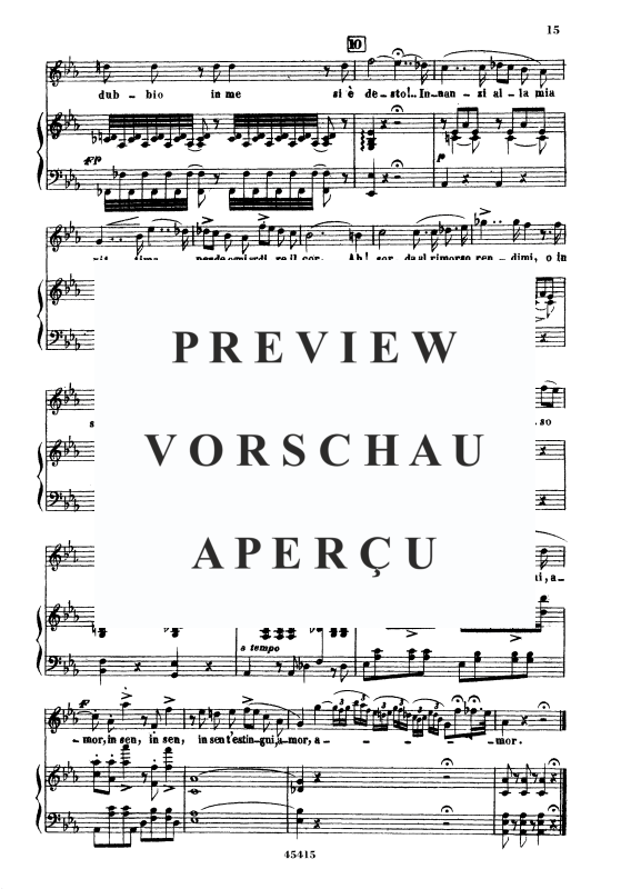 Produktgalerie: Seite 3 von 3 Ella, di me sollecita, , Mezzo-Sopran und Klavier