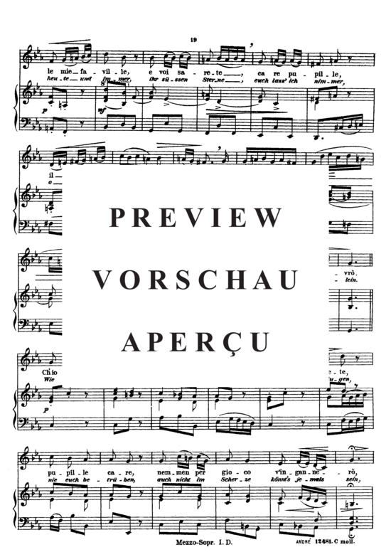 Product gallery: Page 5 of 6 Ch'io mai vi possa, Schimon Adolph, Soprano Solo and Piano