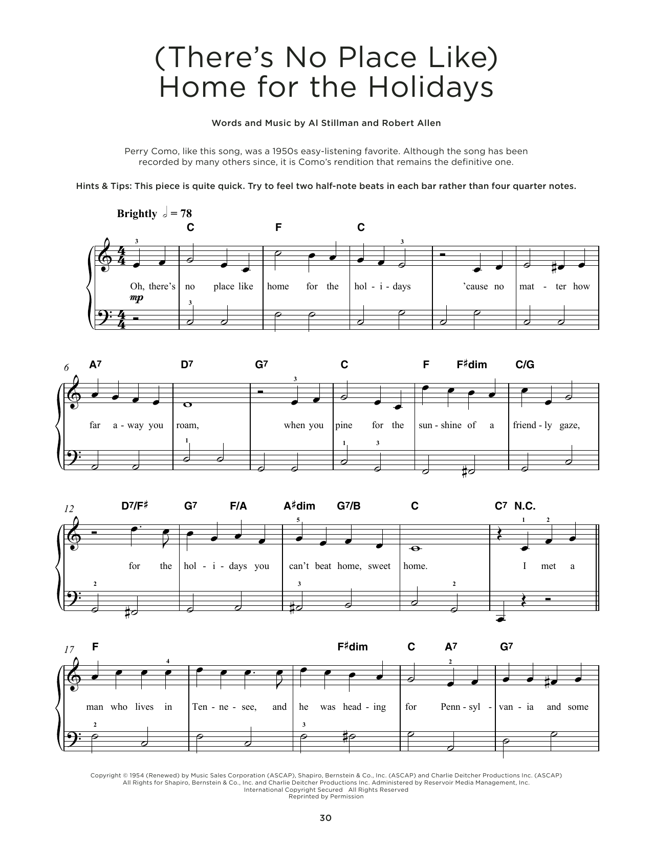 Produktbild zu: (There's No Place Like) Home For The Holidays