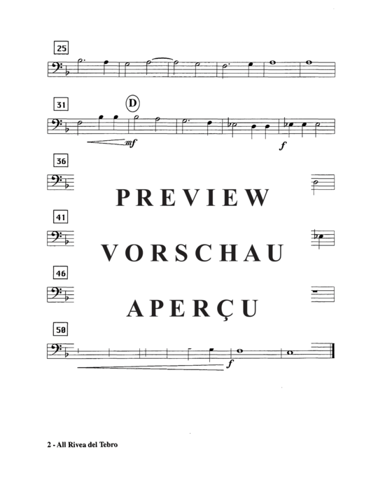 Product gallery: Page 9 of 13 Alla Rivera del Tebro , , (Tuba Quartet TTTT)
