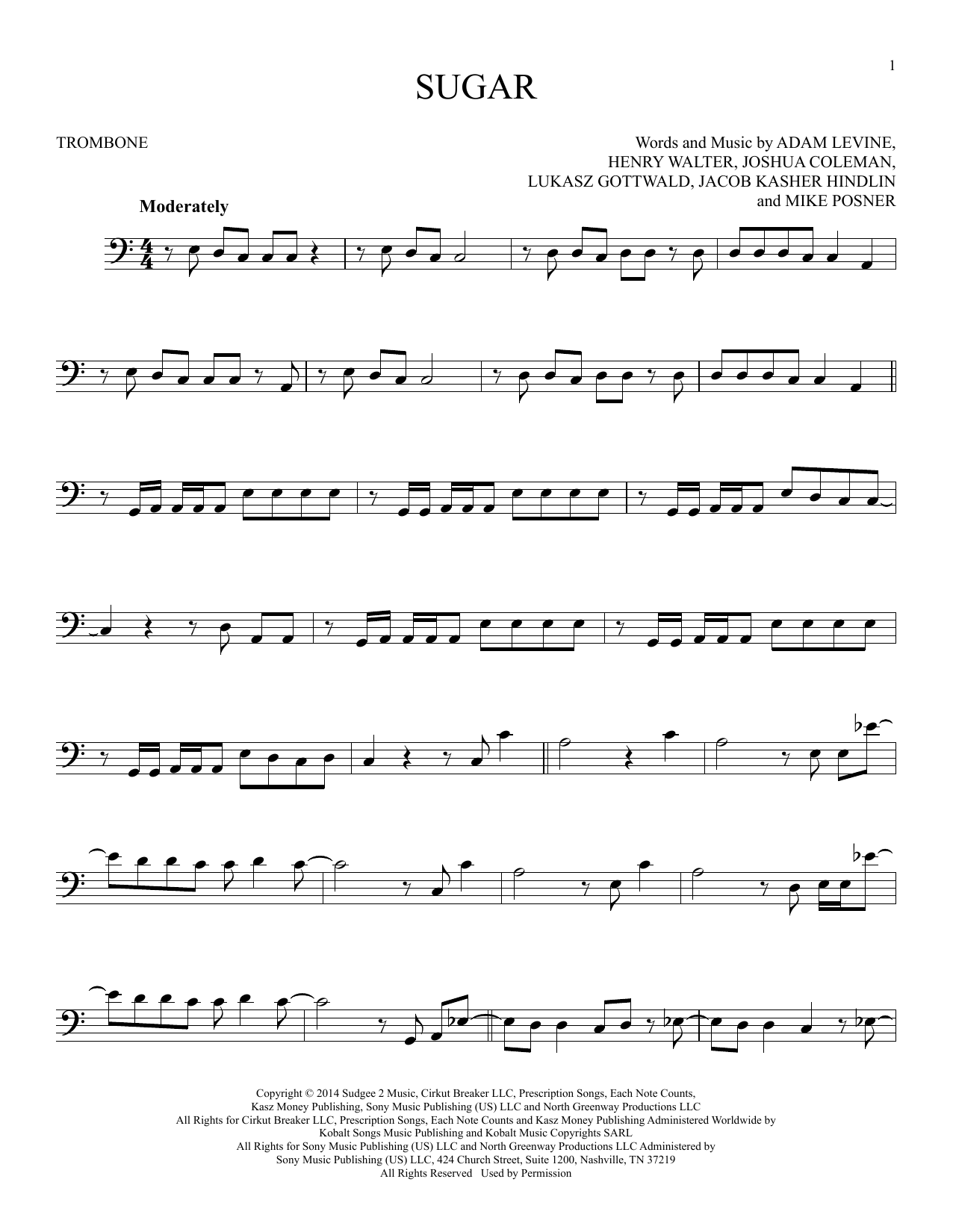 Product gallery: Page 1 of 1 Sugar, Maroon 5