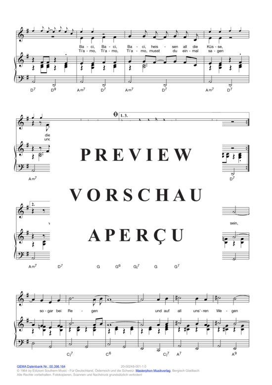 Product gallery: Page 4 of 4 Sole, Sole, Sole , Bach, Vivi & Schönherr, Dietmar, Piano and Voice