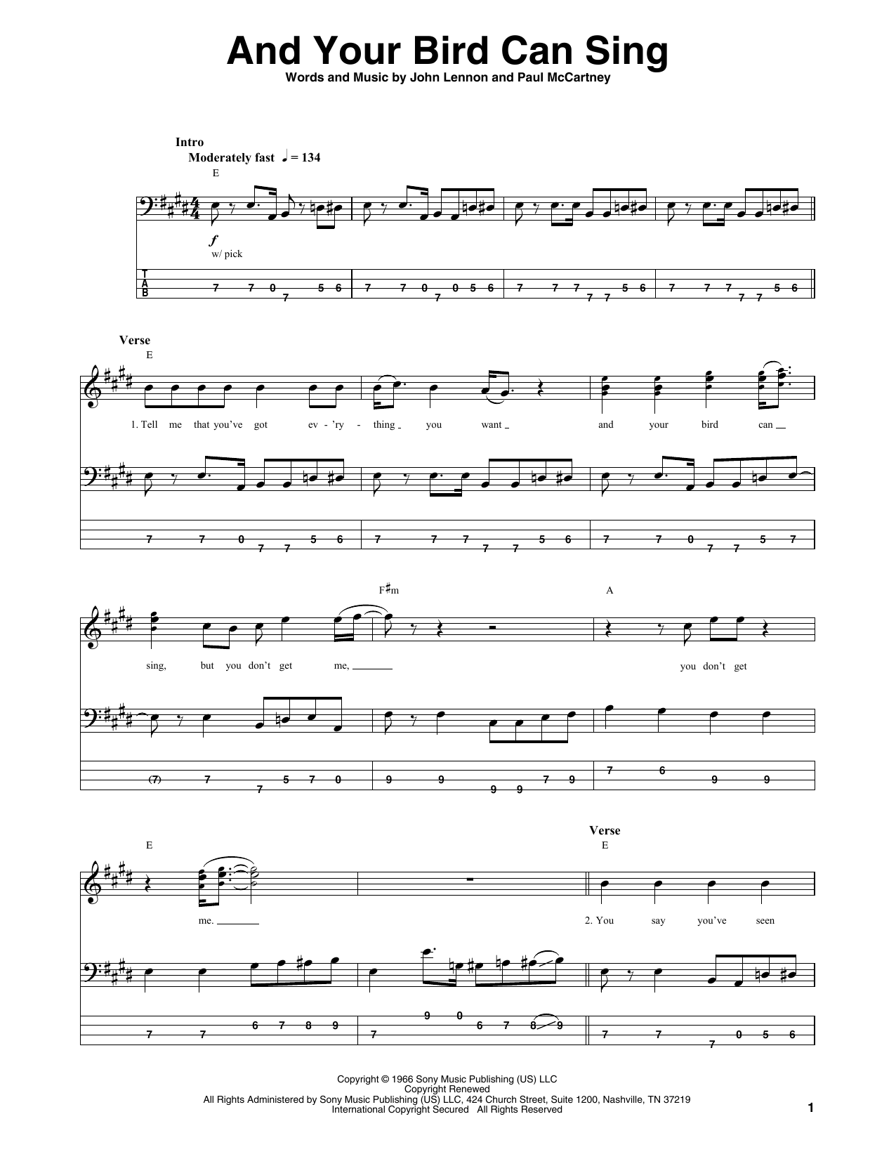 Produktbild zu: And Your Bird Can Sing