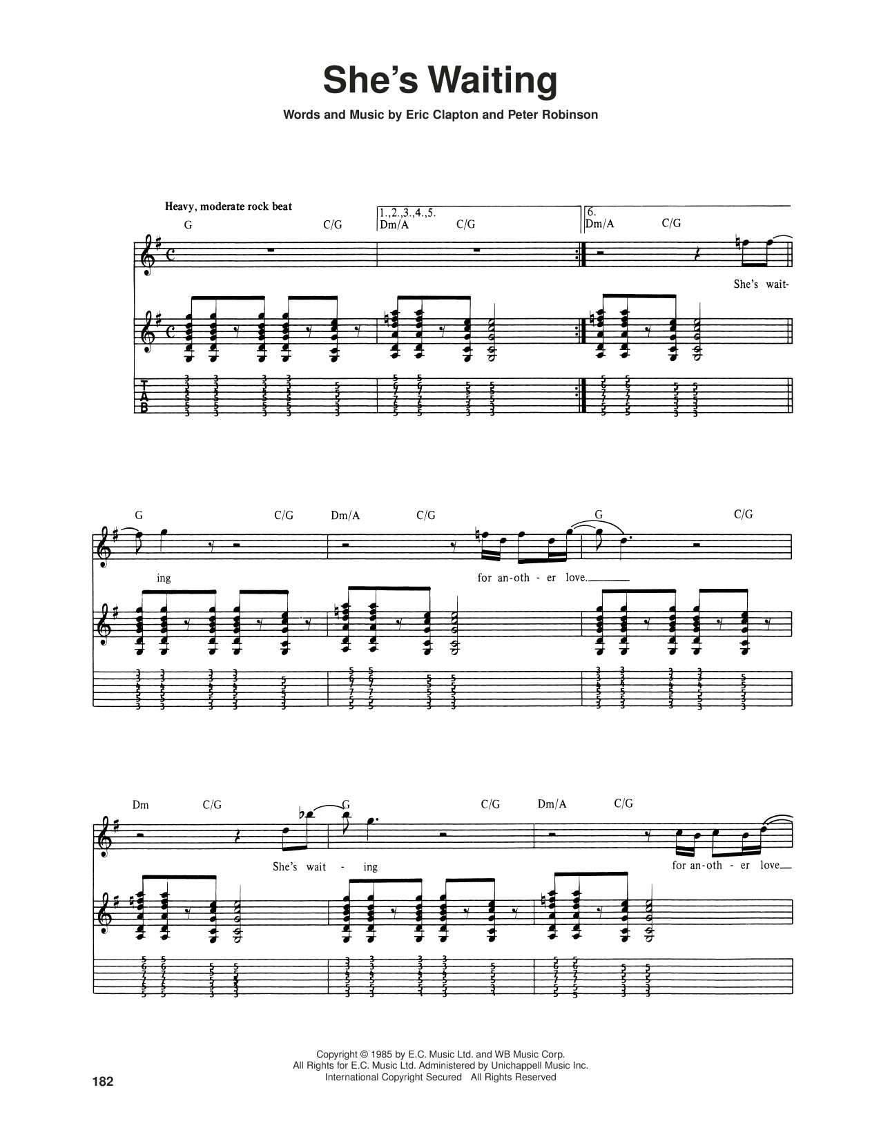 Produktgalerie: Seite 1 von 1 She's Waiting, Eric Clapton, Gitarre