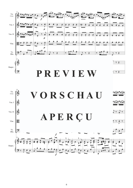 Produktgalerie: Seite 7 von 11 6 Violin Konzerte, , Gemischtes Ensemble Violine, Streicher und Cembalo BC