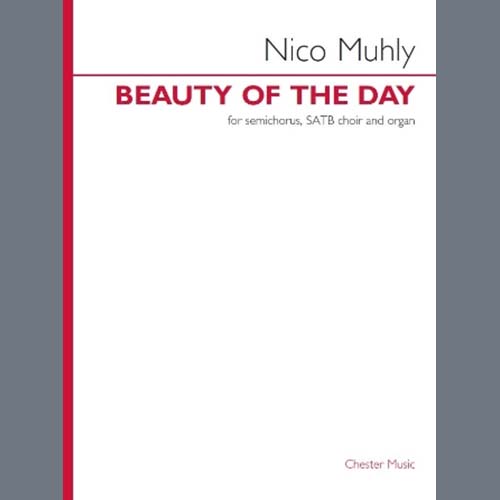cover: Beauty Of The Day, Nico Muhly, Chor
