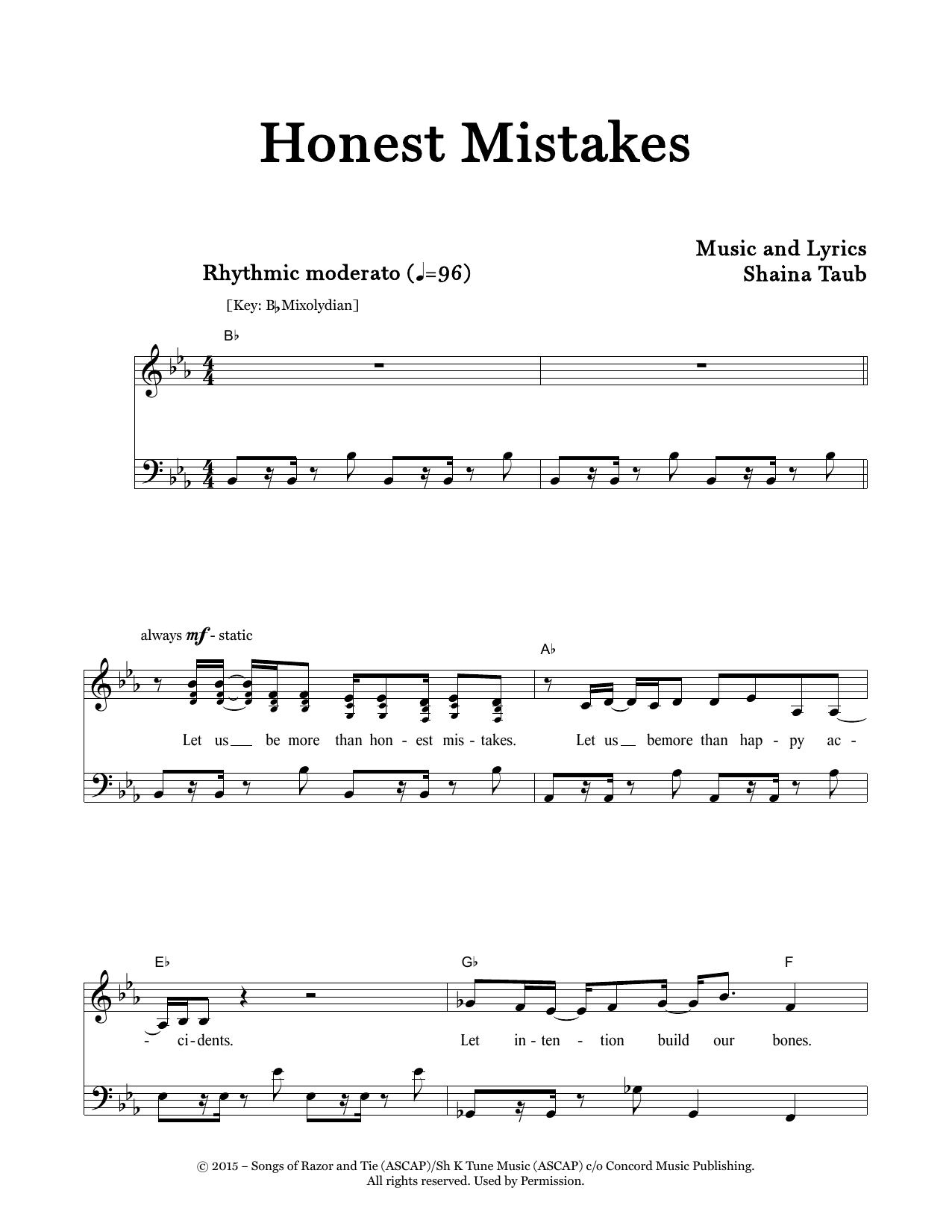Product picture to: Honest Mistakes