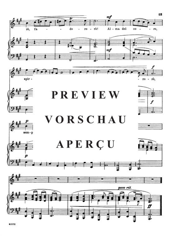 Product gallery: Page 6 of 6 Alma del core, Parisotti, Alessandro, High Voice and Piano