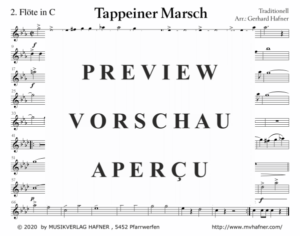Product gallery: Page 11 of 11 Tappeiner Marsch, , (large wind orchestra)