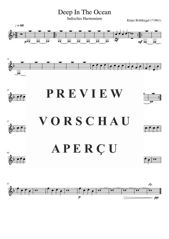 gallery: The Call-Deep in The Ocean (Einzelstimmen), , Gemischtes Ensemble Indisches Harmonium