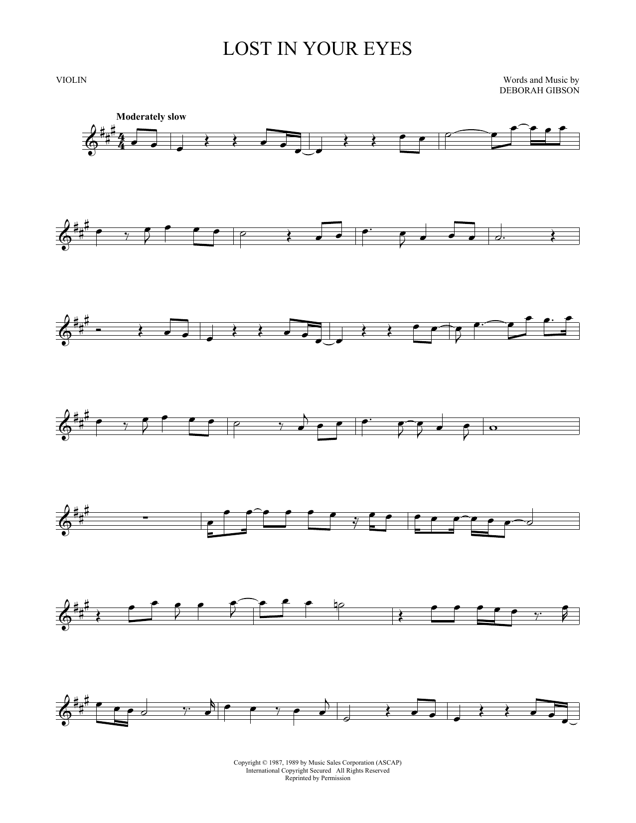 Product gallery: Page 1 of 1 Lost In Your Eyes, Debbie Gibson
