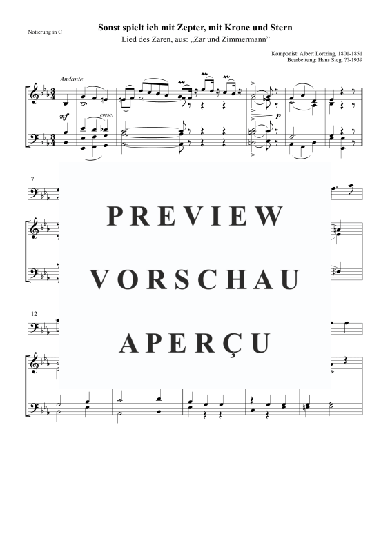 Product gallery: Page 2 of 5 Sonst spielt ich mit Zepter, mit Krone und Stern, , Solo and Trombone Choir