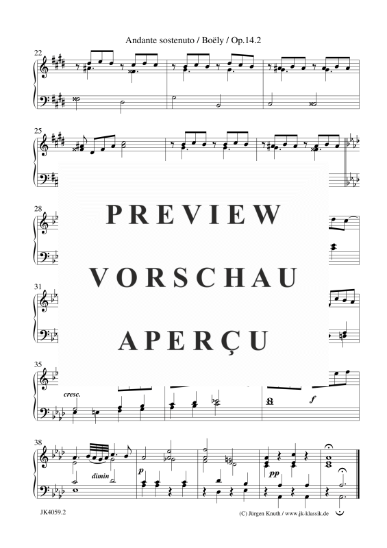 gallery: Andante sostenuto Op. 14.2, , (Klavier Solo)