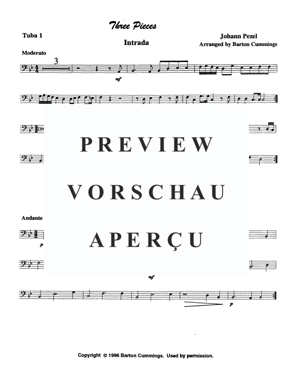 Produktgalerie: Seite 11 von 11 Three Pieces, , Tuba Quintett EETTT