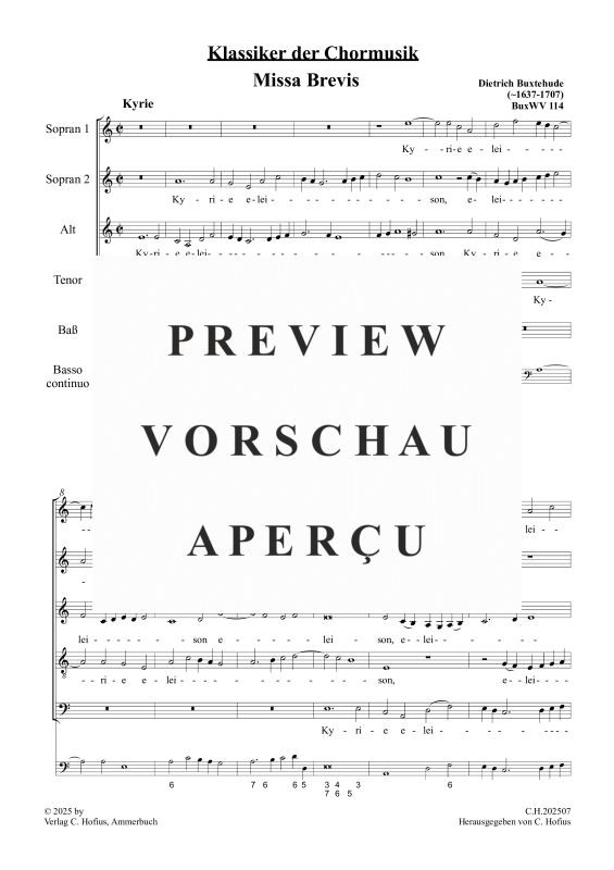 Produktgalerie: Seite 2 von 11 Missa brevis (Klassiker der Chormusik), , Gemischter Chor 5-stimmig und BC