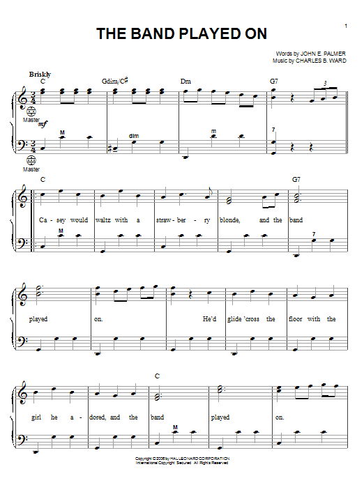 Product gallery: Page 1 of 1 The Band Played On, John E. Palmer