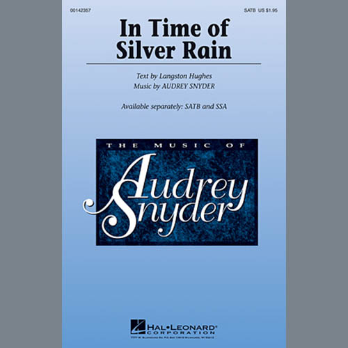 cover: In Time Of Silver Rain, Audrey Snyder