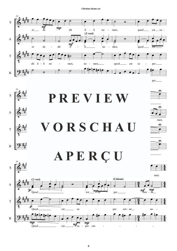 Produktgalerie: Seite 5 von 11 Christus factus est - Ambrosianischer Gesang, , Gemischter Chor