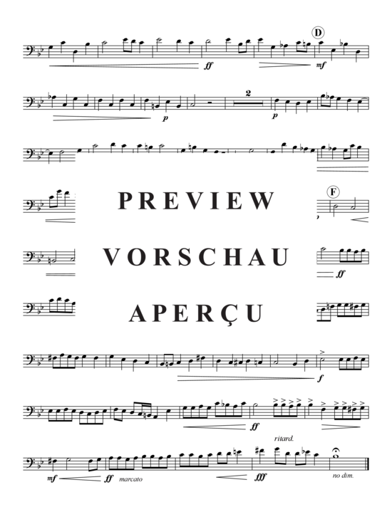 Product gallery: Page 11 of 19 Große Chromatische Fuge , , (Tuba Quartet: 2x Baritone, 2xTuba)