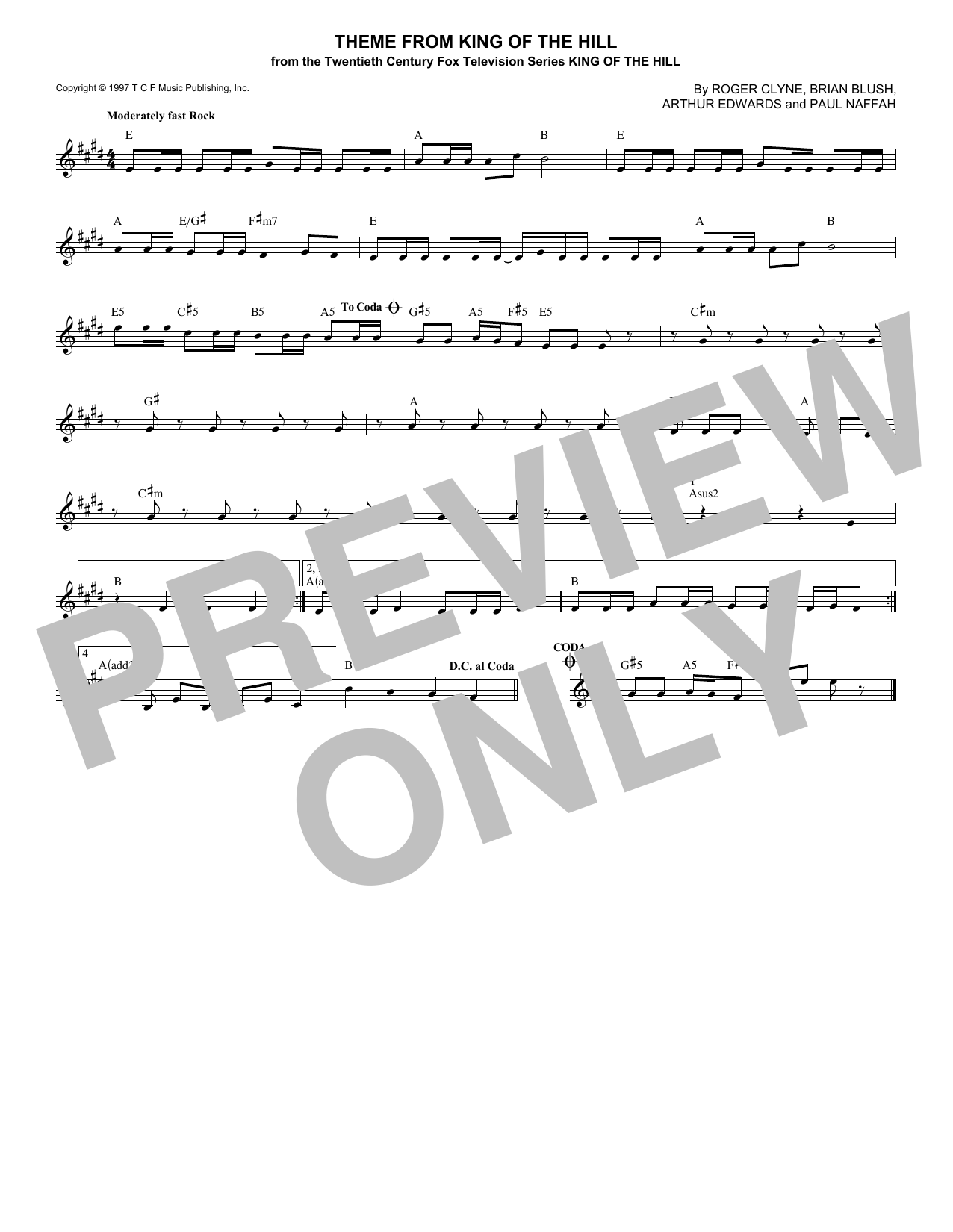 Produktbild zu: Theme From King Of The Hill