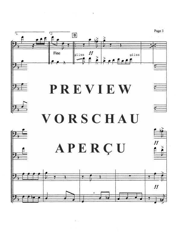 Produktgalerie: Seite 5 von 11 Black Cat Rag, , Posaunen Quartett