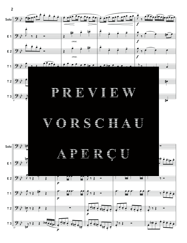 Product gallery: Page 6 of 11 Concert Etude, Op. 49, , (euphonium/tuba/trumpet solo and EETTT)