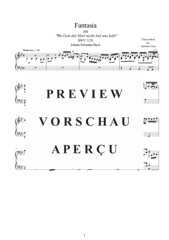 Product gallery: Page 2 of 8 Fantasia BWV 1128, , Solo Piano