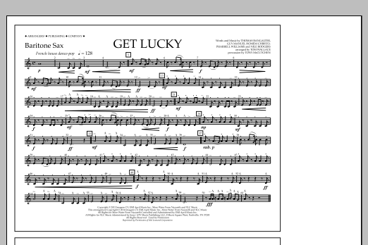 Produktbild zu:  Get Lucky - Baritone Sax - Tom Wallace