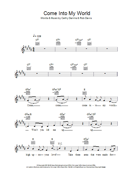 Produktbild zu: Come Into My World