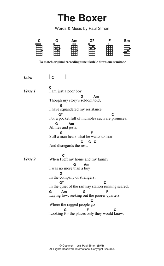 Product gallery: Page 1 of 1 The Boxer, Simon & Garfunkel