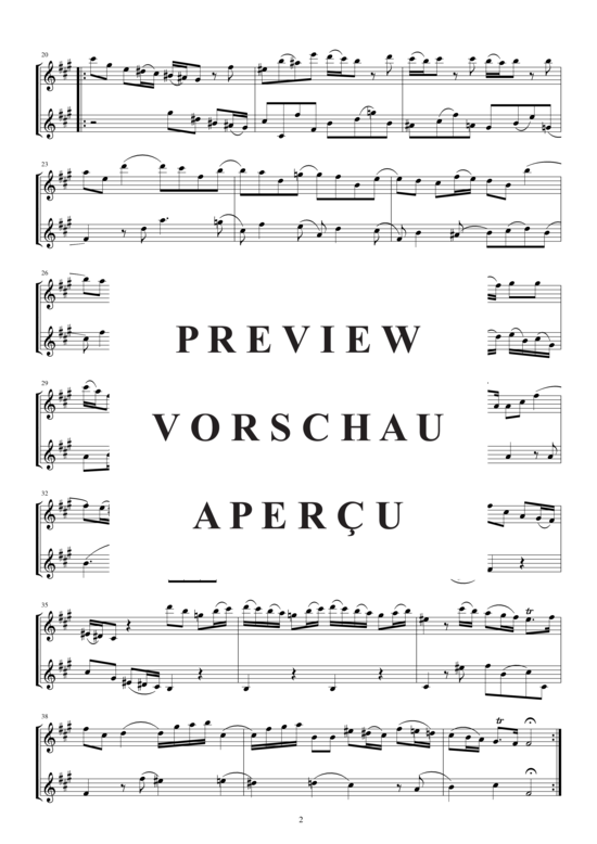 Product gallery: Page 3 of 6 Sonate für zwei Oboen op.2 Nr.3, , 